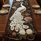 Enchanted Peacock Table Runner