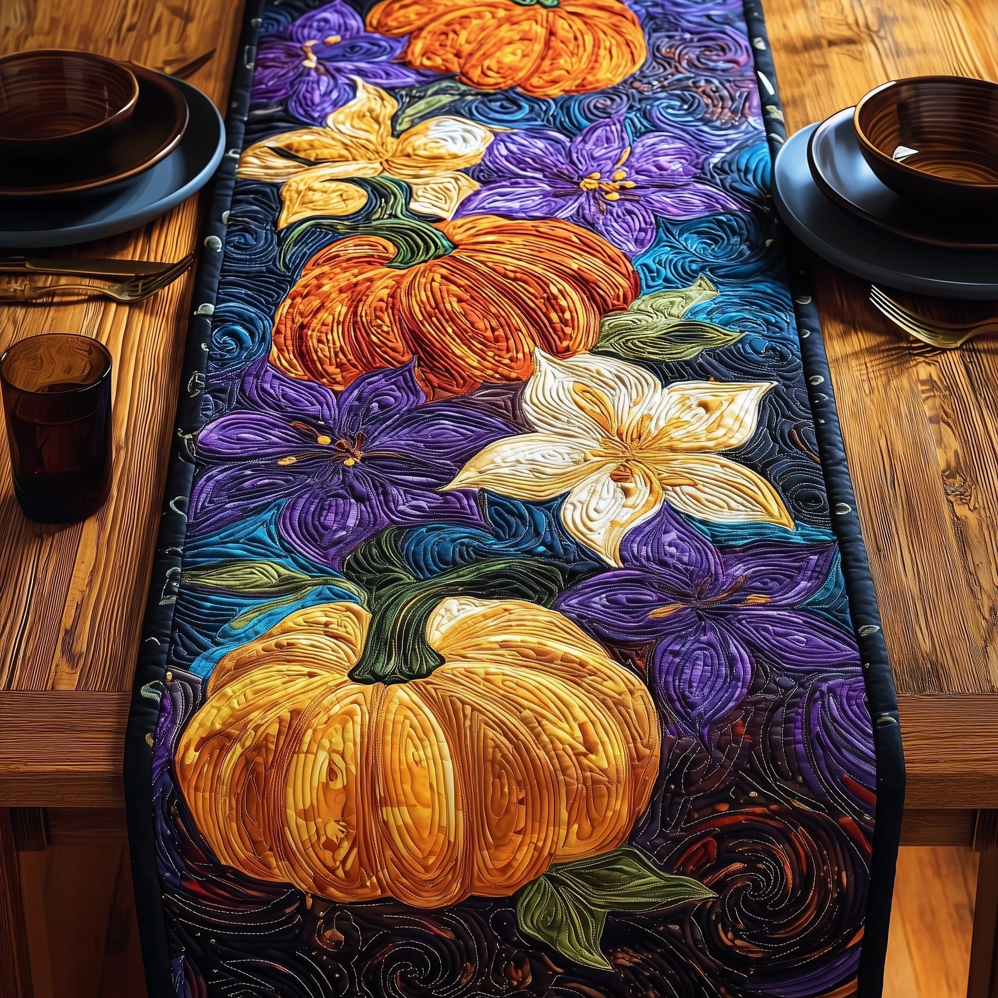 Mystic Pumpkin Table Runner