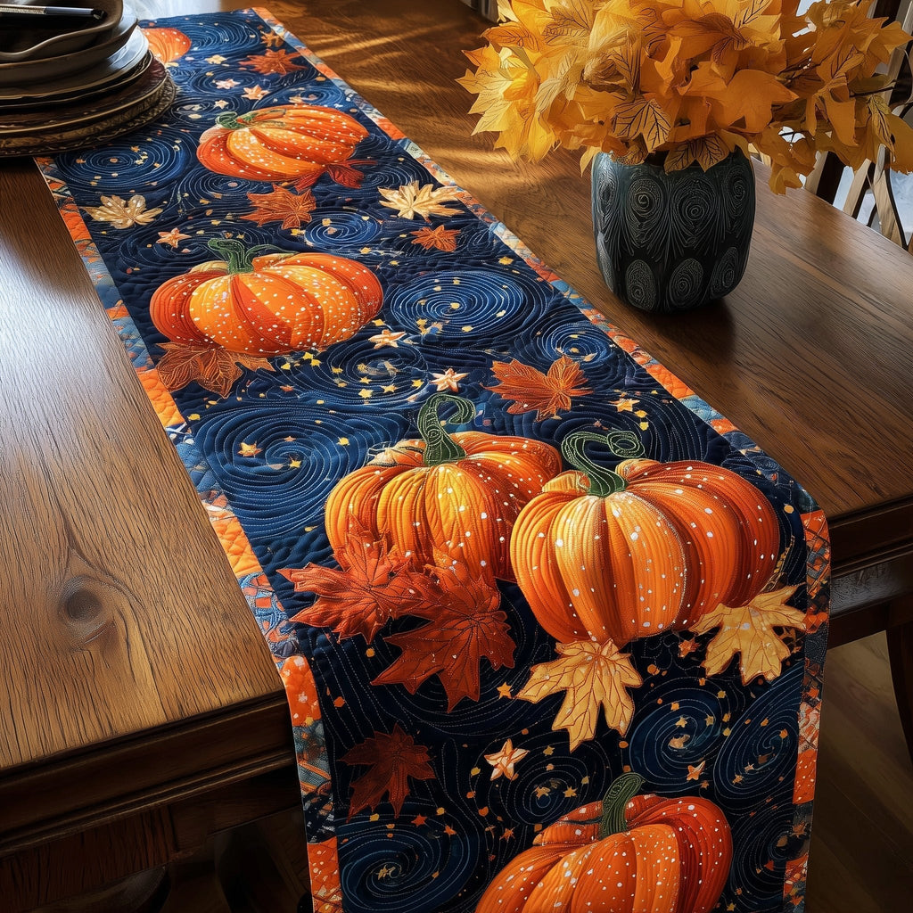 Cosmic Pumpkin Table Runner