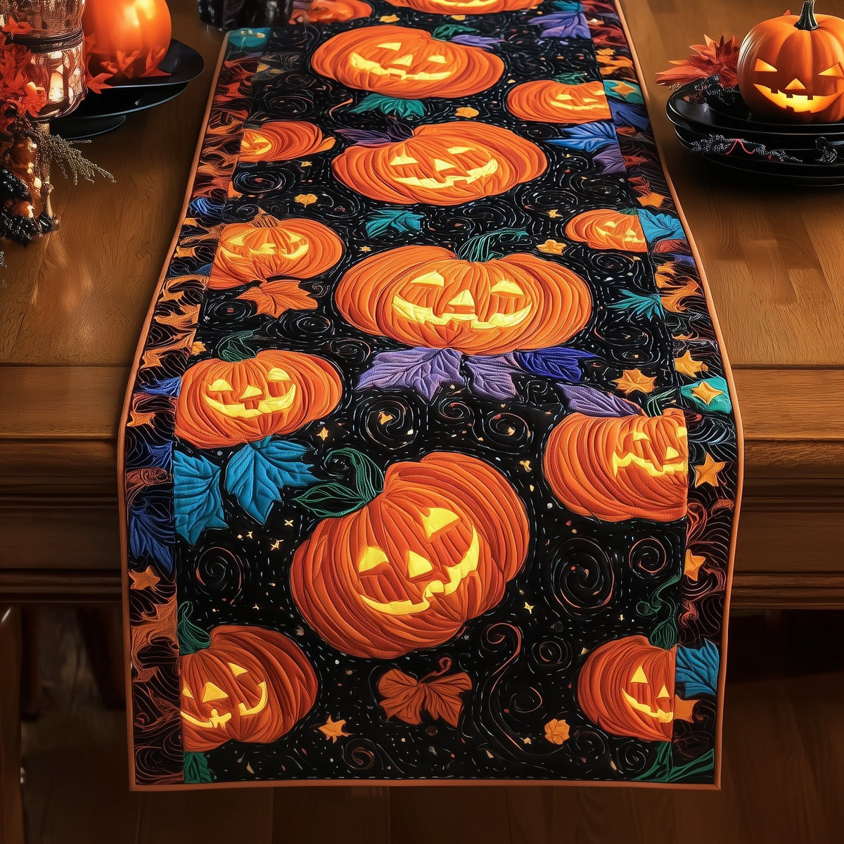Mystic Halloween Table Runner