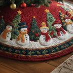 Snowy Spirit Christmas Tree Skirt