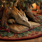 Mystic Dragon Christmas Tree Skirt