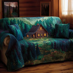 Forest Cabin Sofa Cover