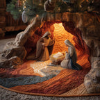 Blessed Manger 2521 Christmas Tree Skirt