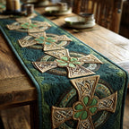 Gaelic Knot Clover Table Runner