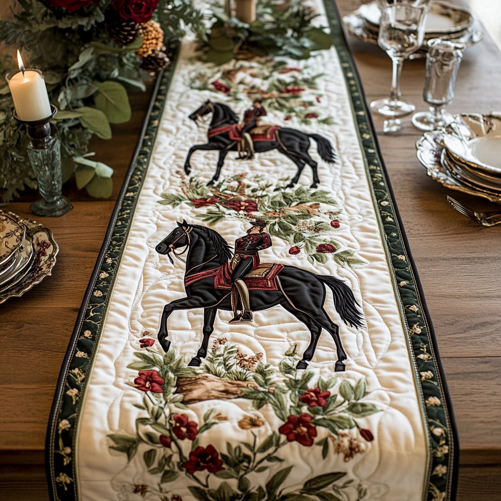 Gallant Horse Table Runner