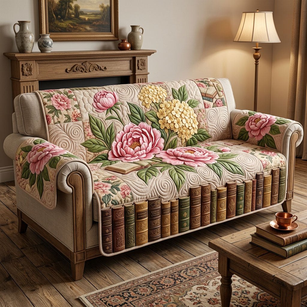 Garden Books Sofa Cover