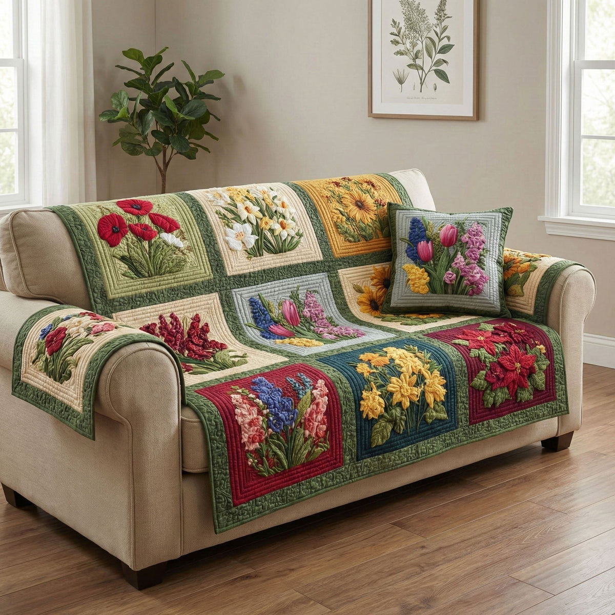 Garden Harvest Sofa Cover