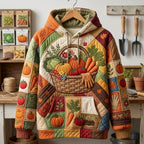 Autumn Harvest Basket hoodie, all-over print