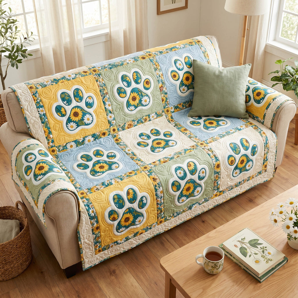 Garden Whiskers Sofa Cover