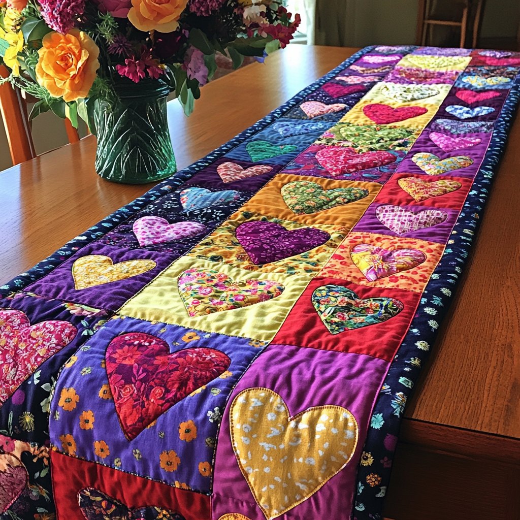 Gathered Love Table Runner