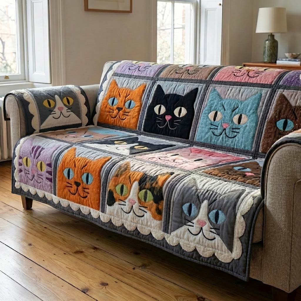 Gaze Cat Sofa Cover