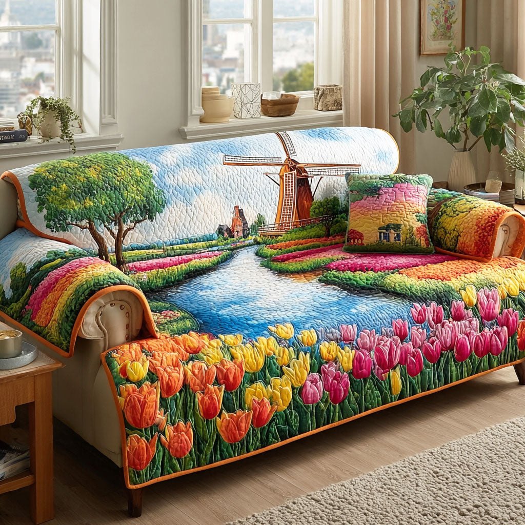Gentle Spring Hills Sofa Cover