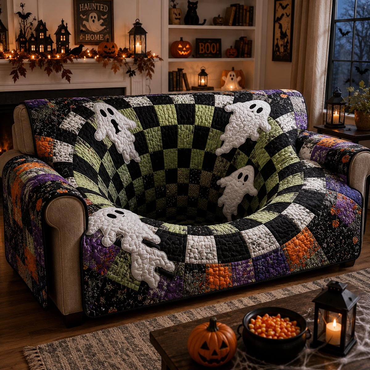Ghost Parade Sofa Cover