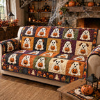 Ghostly Paws Sofa Cover