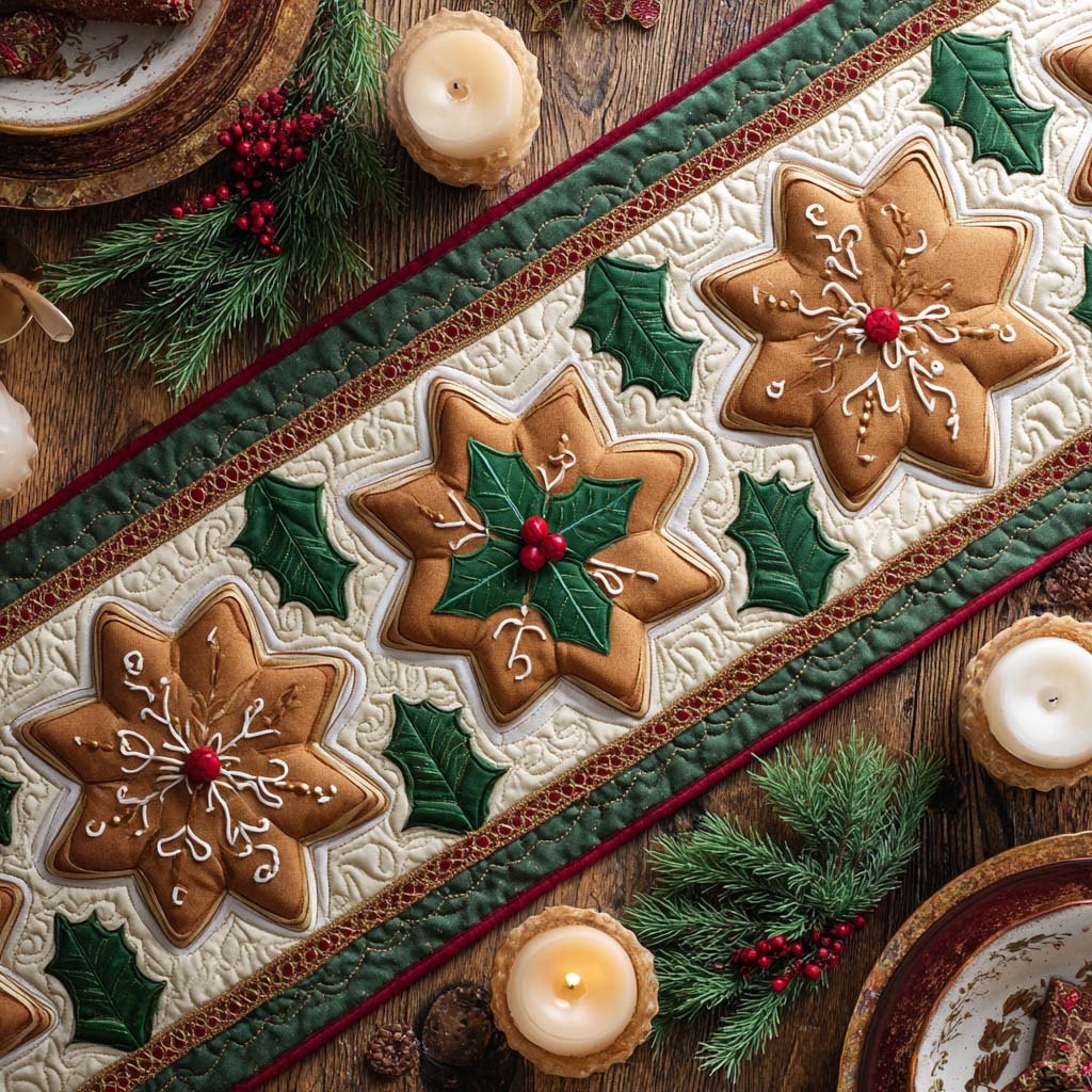 Ginger Star Table Runner