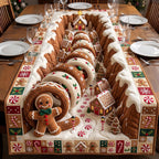 Gingerbread Spiral Table Runner