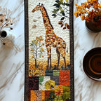 Giraffe in Safari Table Runner