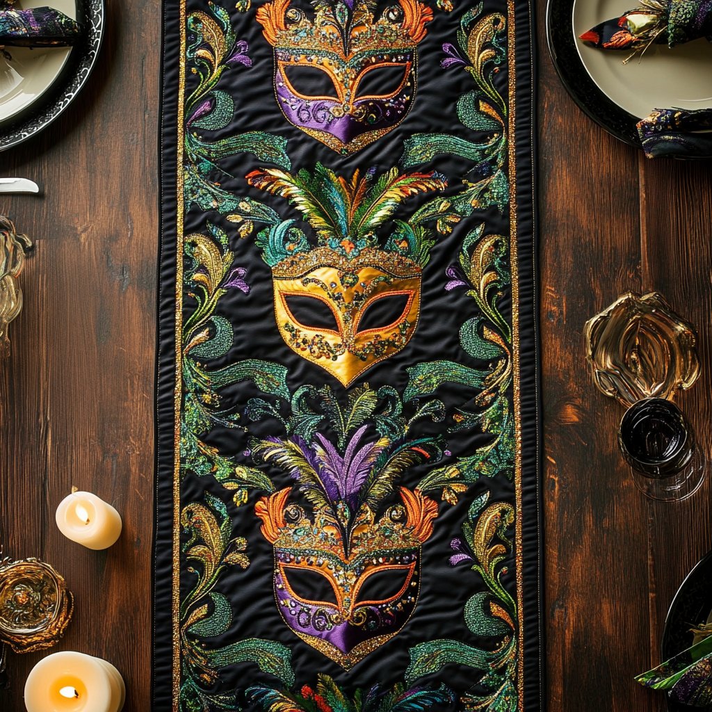 Glitter Carnival Table Runner
