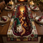 Gnome Crochet Table Runner