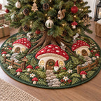 Gnome Forager Christmas Tree Skirt