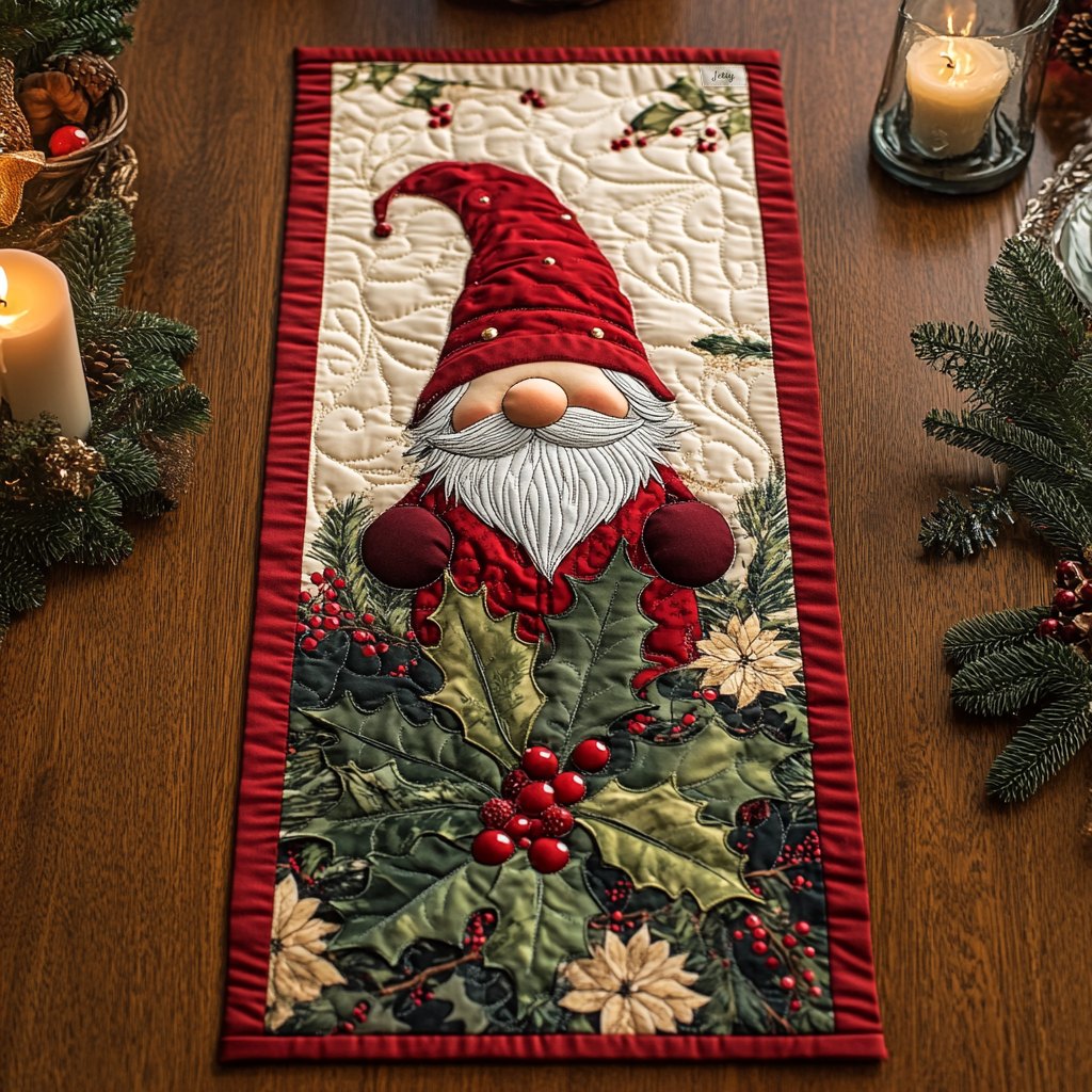 Gnome Glow Table Runner