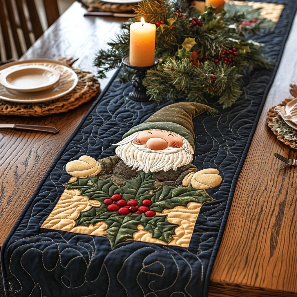 Gnome Noel Table Runner