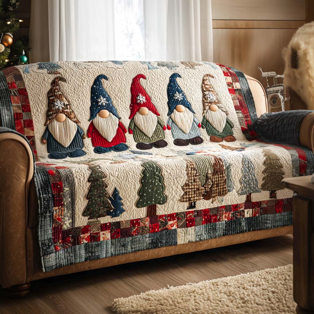 Gnome Parade Sofa Cover