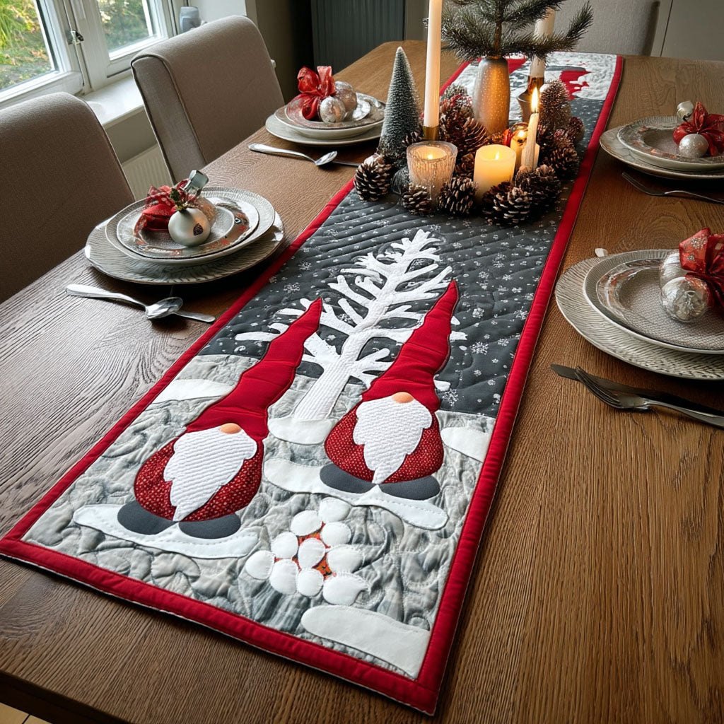 Gnome Solstice Table Runner