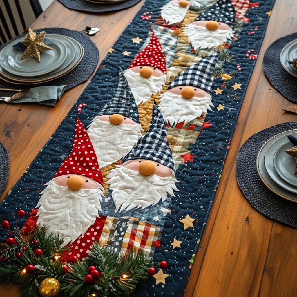 Gnome Sweet Gnome Table Runner