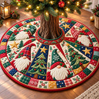 Gnomes Country Charm Christmas Tree Skirt