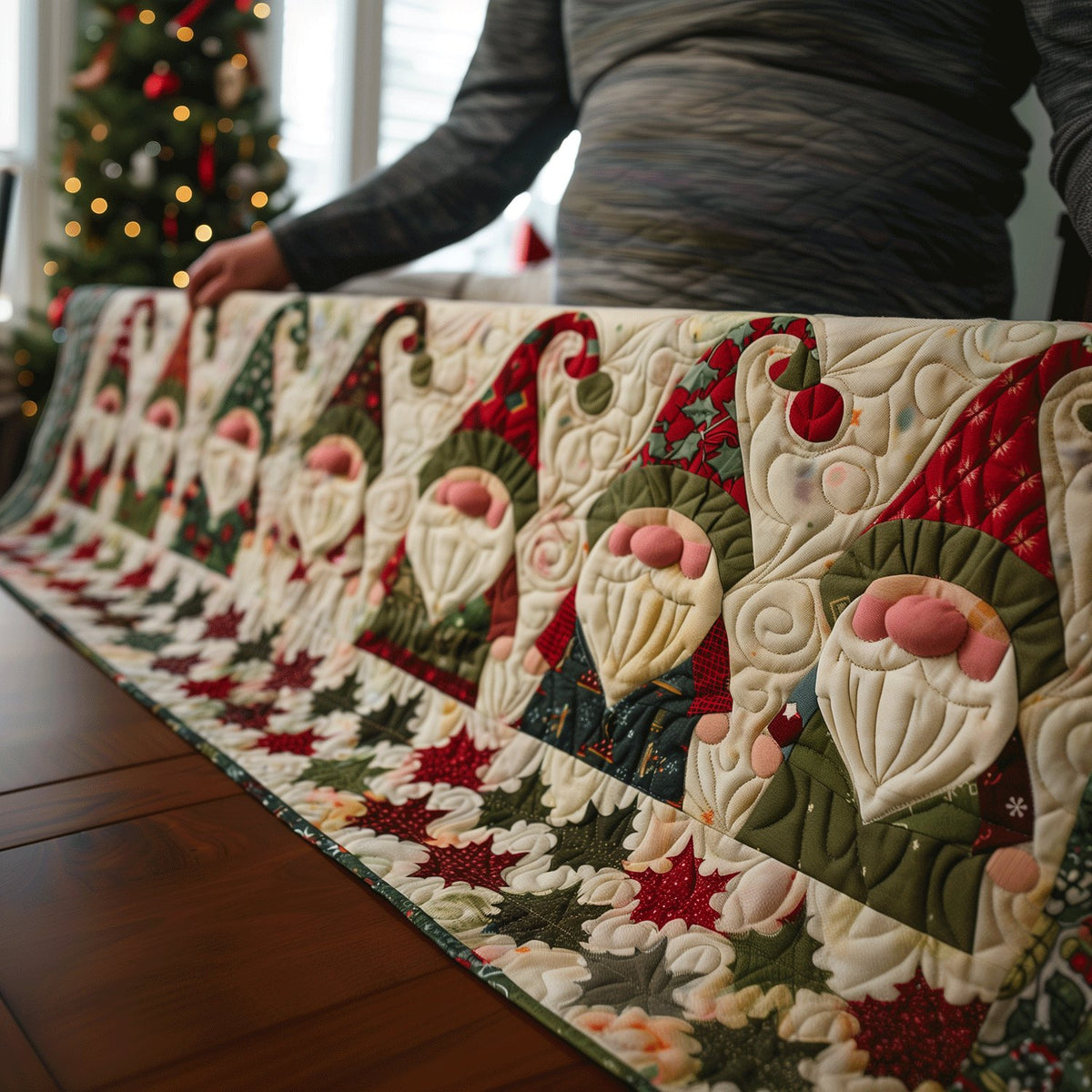 Gnomes of the Season Table Runner