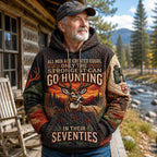 Strongest Hunt In Their Seventies hoodie, all-over print