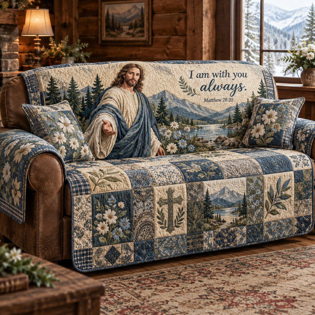 God Divine Grace Sofa Cover