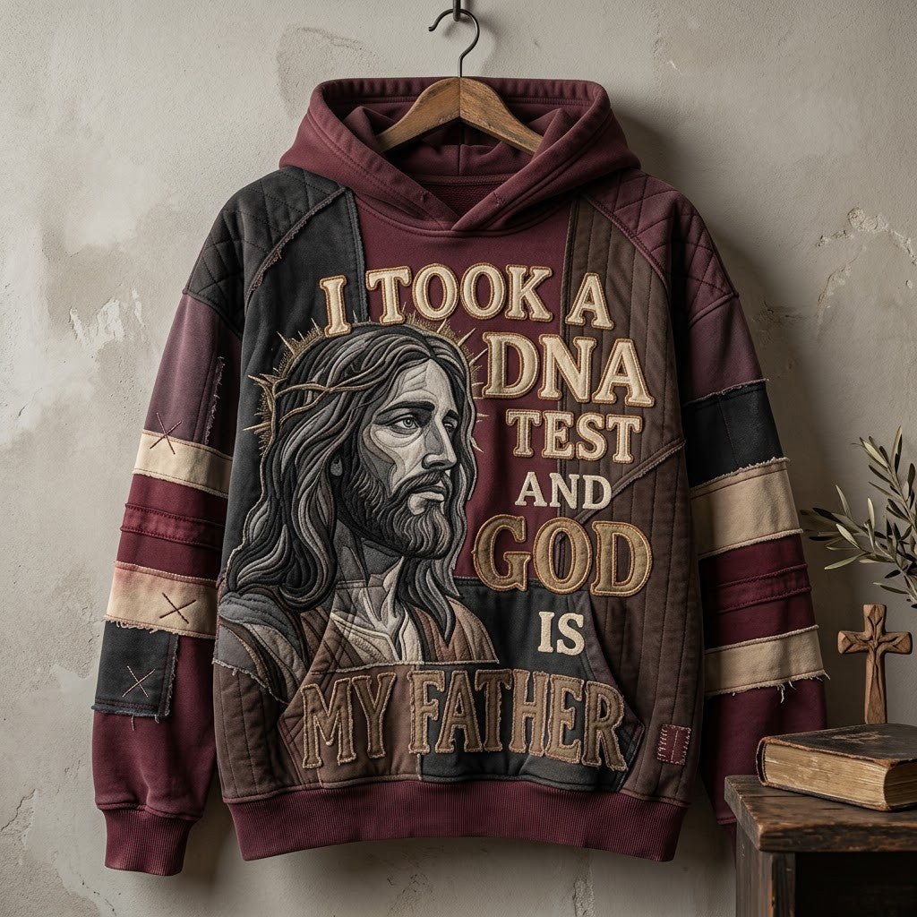 God Is My Father hoodie, all-over print