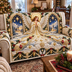 Golden Angel Sofa Cover