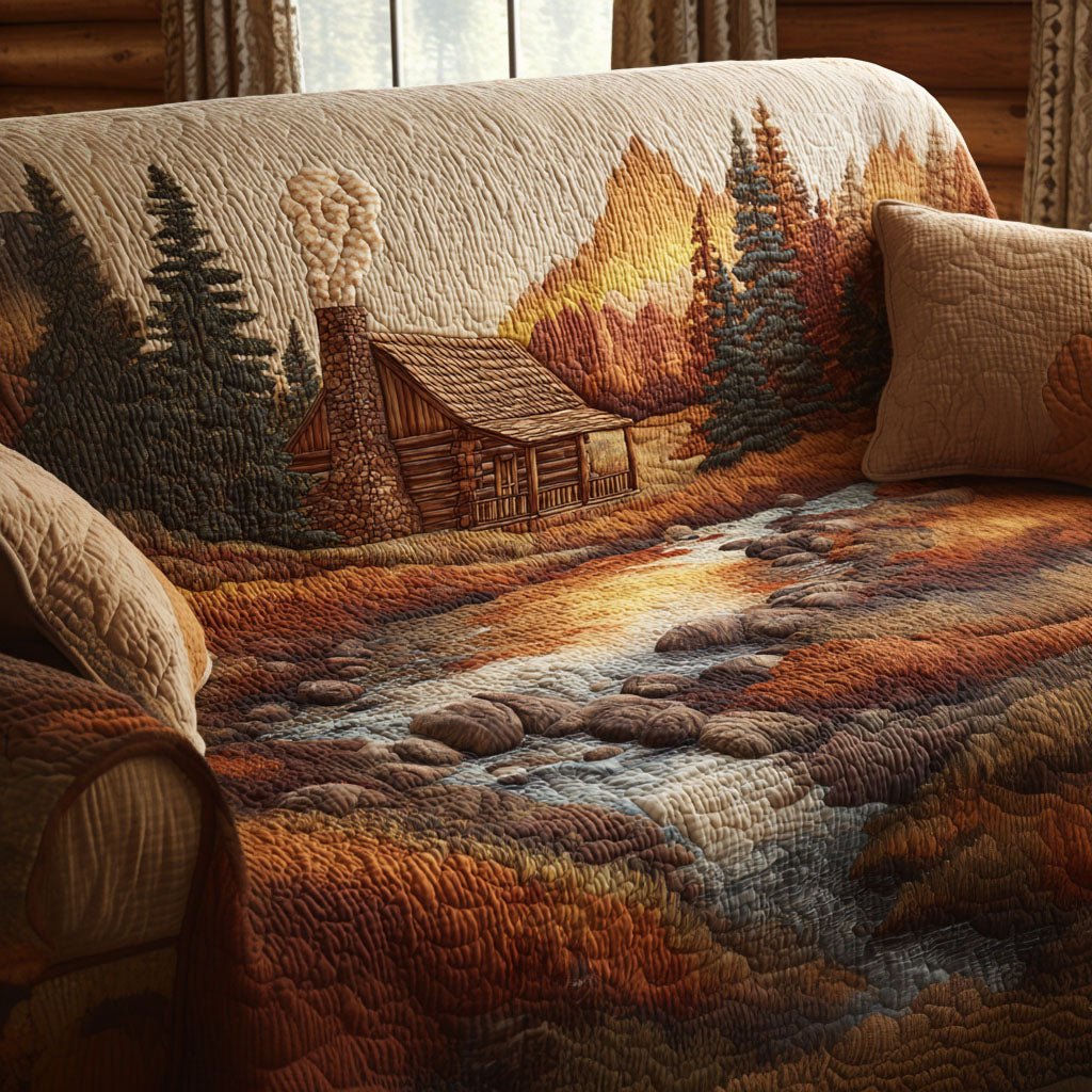 Golden Autumn Sofa Cover