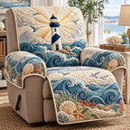 Golden Beacon Shore Sofa Cover