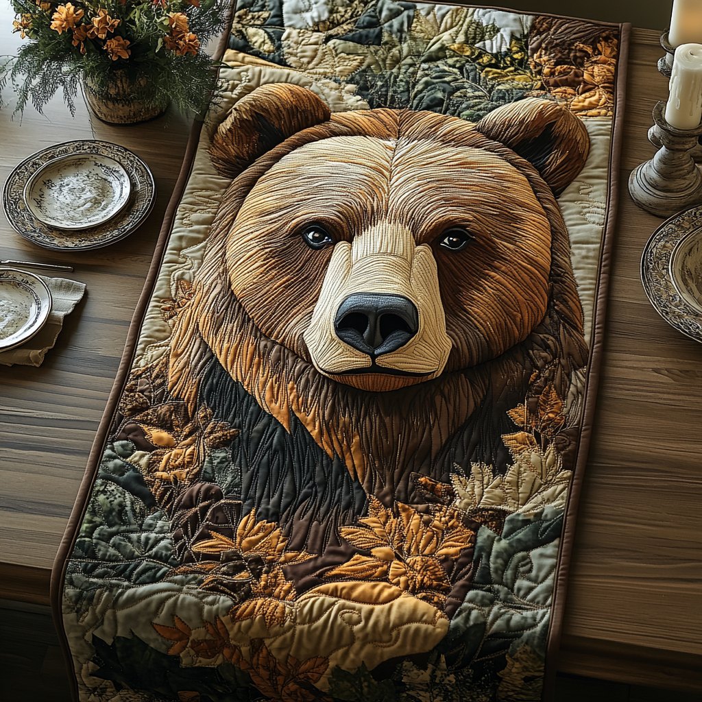 Golden Bear Table Runner