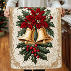 Golden Bells Elegance Table Runner