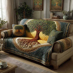 Golden Canopy Sofa Cover