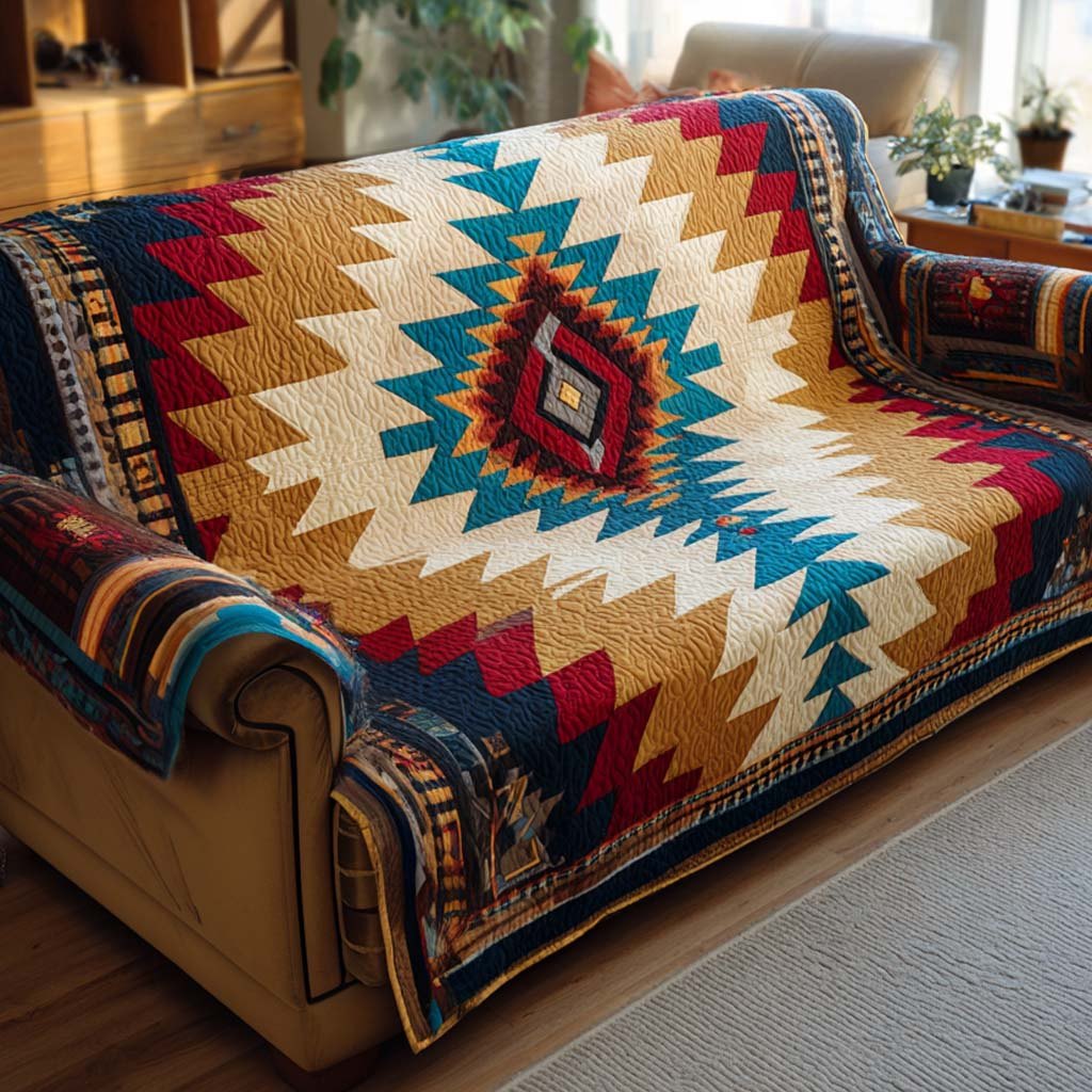 Golden Dawn Navajo Sofa Cover