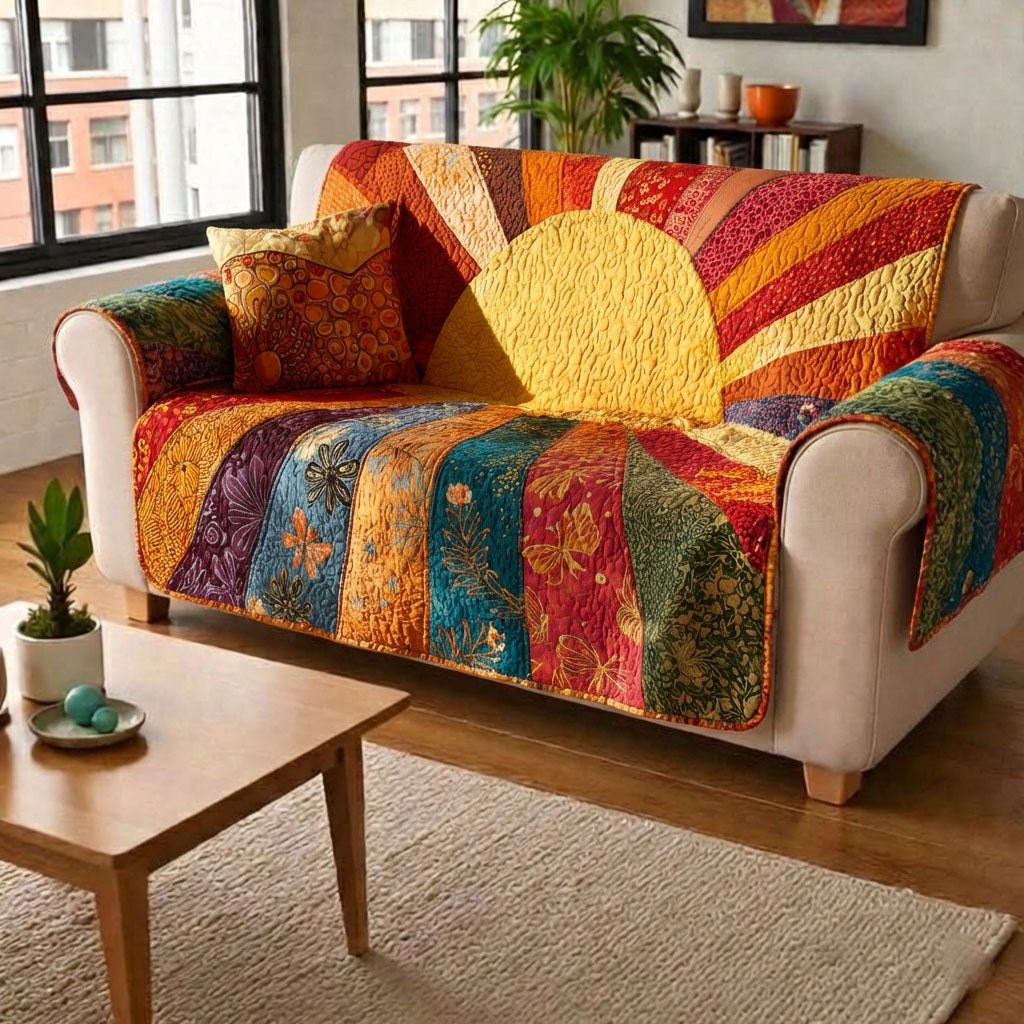 Golden Dawn Sofa Cover