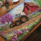 Golden Fields Tractor Table Runner