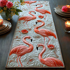 Golden Flamingo Table Runner