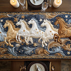 Golden Gallop Table Runner