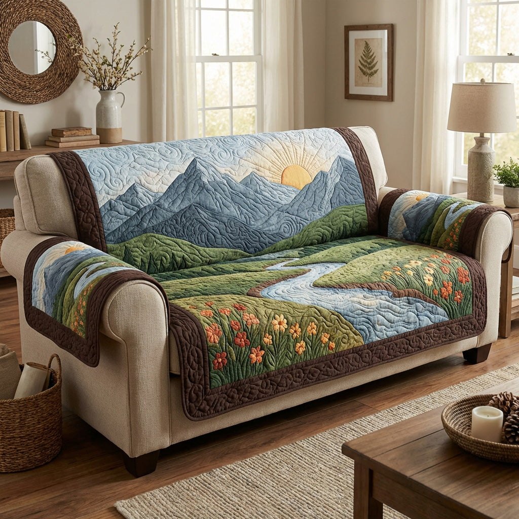 Golden Highlands Sofa Cover