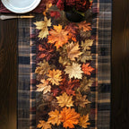 Golden Leaf Dance Table Runner
