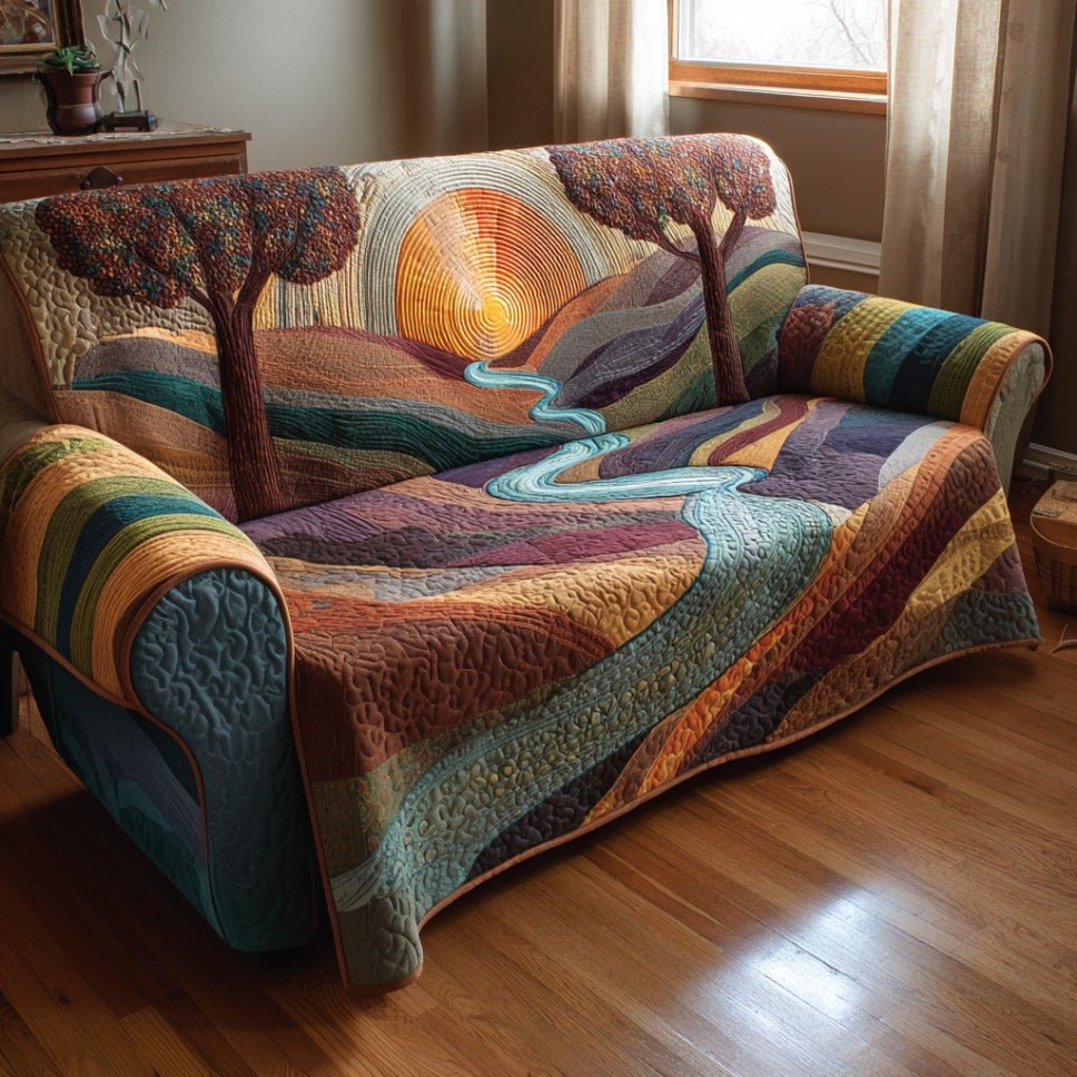 Golden Light Sofa Cover