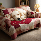Golden Love Sofa Cover